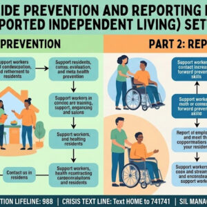 Suicide Prevention and Reporting in SIL settings