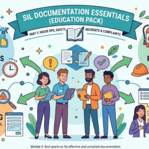 SIL Documentation Essentials (Education Pack)— Part 3: House Ops, Safety, Incidents & Complaints